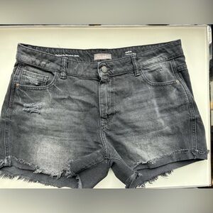 DL1961 Karlie Boyfriend Gray Shorts